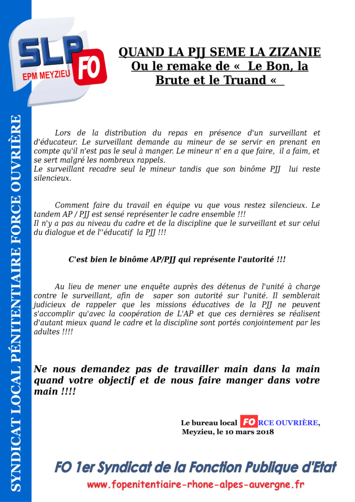 Communiqué EPM du Rhône-1